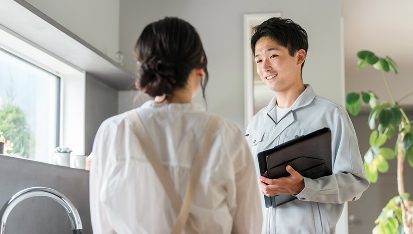 お客様目線・誠実が第一。